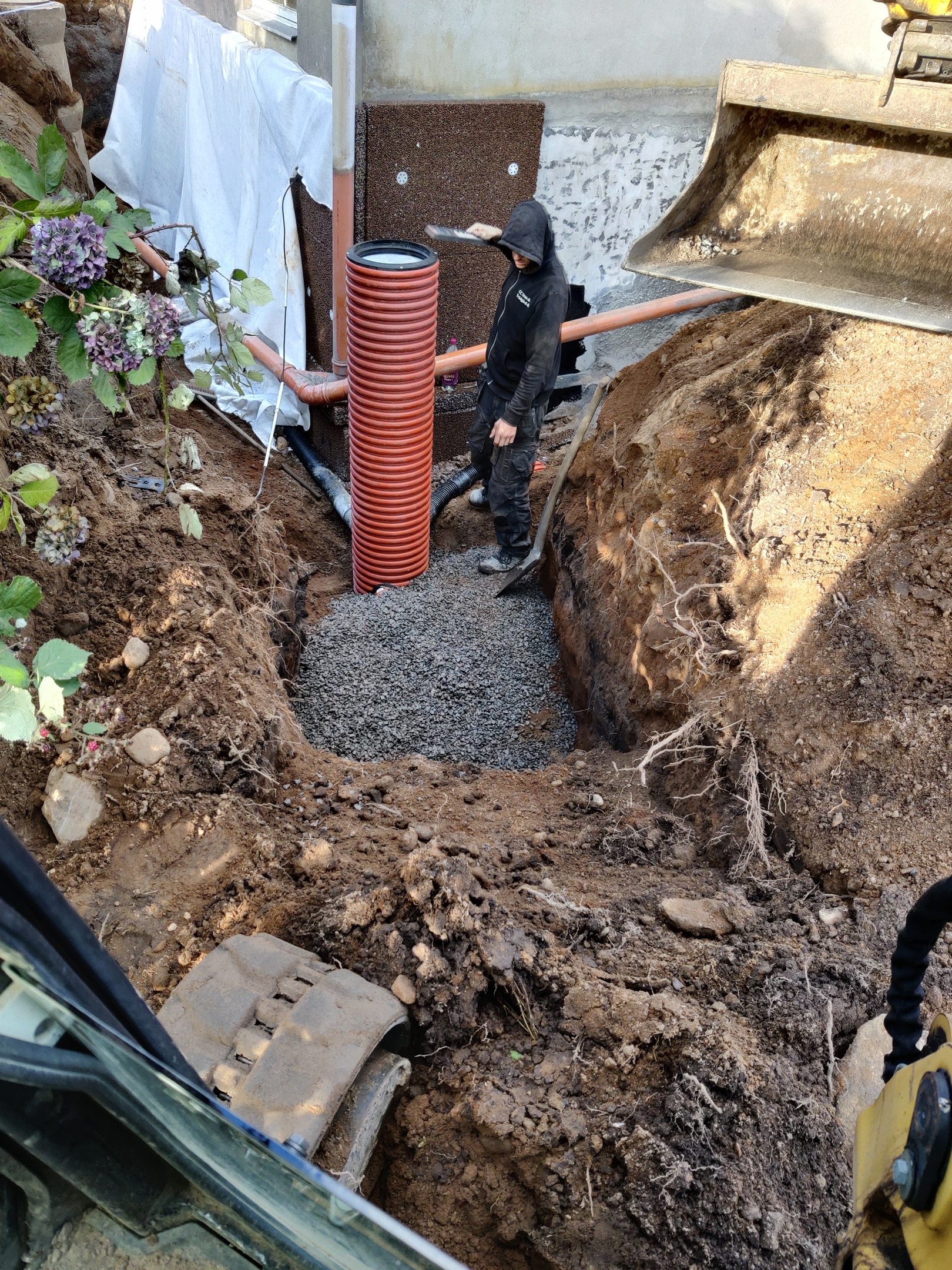 Dränering av Hus i Haverdal