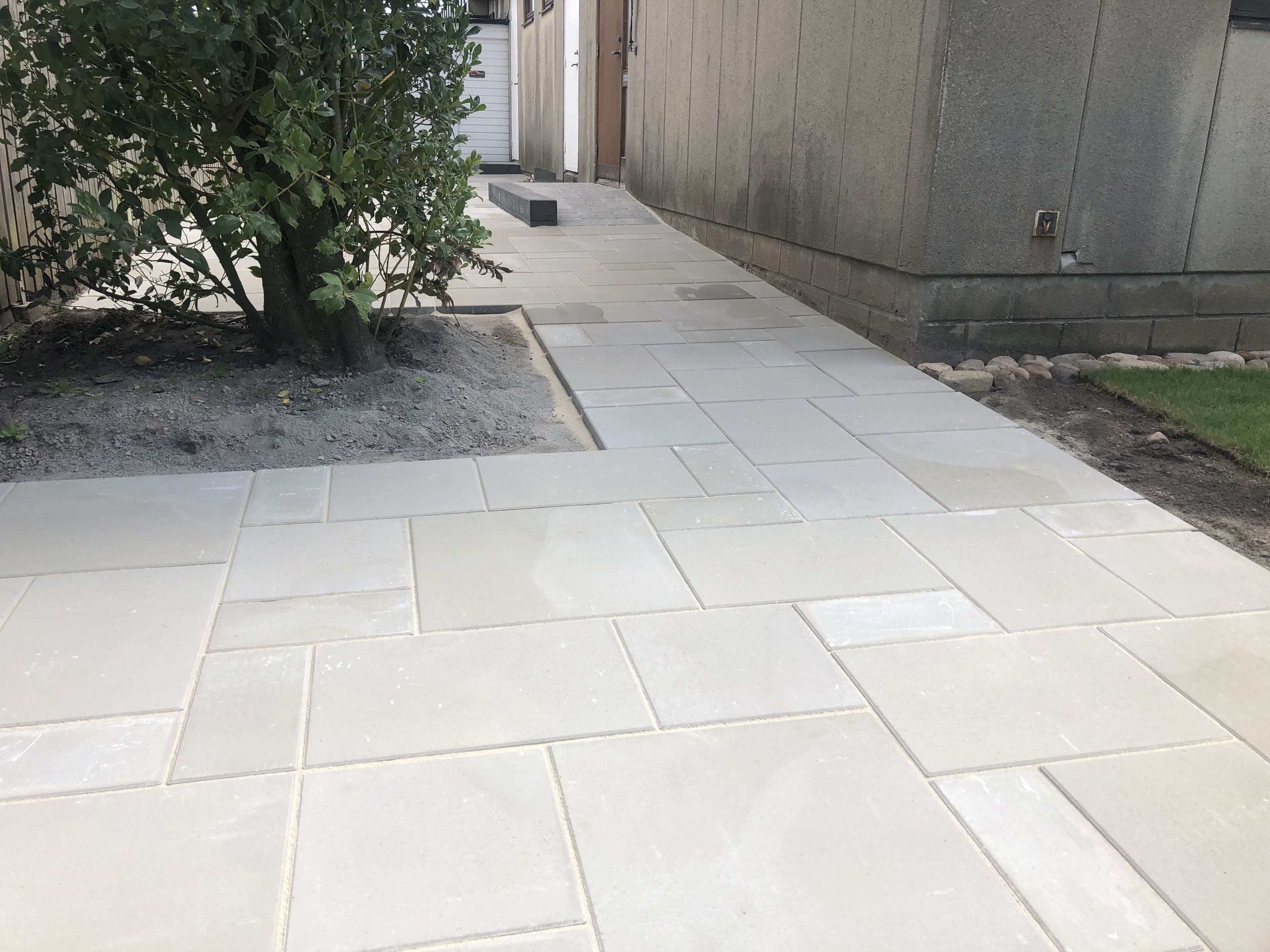 Plattor stenläggning i Helsingborg